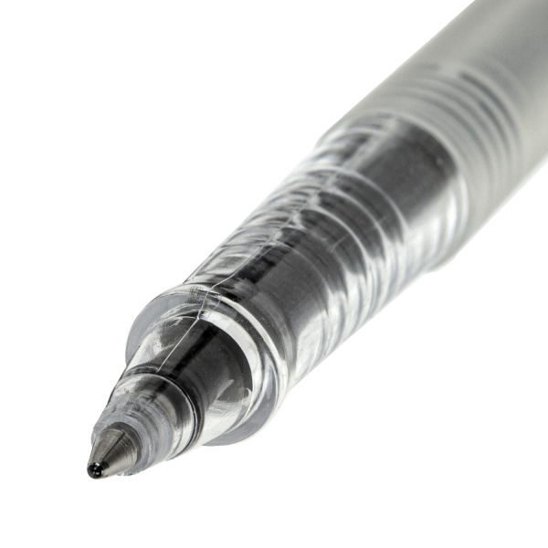 Ручка гелевая РОССИЯ "АРКТИКА-М", ЧЕРНАЯ, корпус тонированный, узел 0,7 мм, линия письма 0,5 мм, BRAUBERG, 143958 - Ручки гелевые неавтоматические