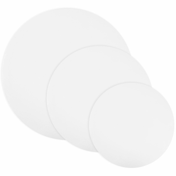 Холсты на подрамнике 3 шт., круглые 20, 30, 40 см, грунтованные, 380 г/м2, 100% хлопок, BRAUBERG ART, 192330 - Холсты