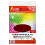 Цветная бумага А4 ГОЛОГРАФИЧЕСКАЯ, 8 листов 8 цветов, 80 г/м2, "ЗВЕЗДЫ", ОСТРОВ СОКРОВИЩ, 129888 - Цветная бумага