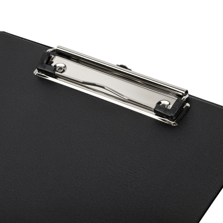 Доска-планшет STAFF с прижимом А4 (228х318 мм), картон/ПВХ, ЧЕРНАЯ, 229554 - Планшеты и клипборды