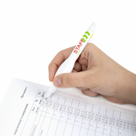 Ручка-корректор STAFF "College", 7 мл, металлический наконечник, 226816 - Корректирующие ручки