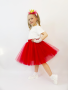 Юбка нарядная из фатина красная - Юбки