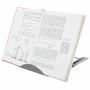 Подставка для книг, ноутбуков, планшетов BRAUBERG "Germanium", 240х195х20 мм, серебро, металл, 237984 - Подставки для книг