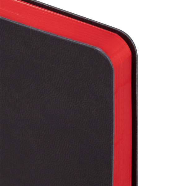 Ежедневник недатированный А5 138х213 мм BRAUBERG "Metropolis Mix", под кожу, 136 л., черный, 113294 - Ежедневники с покрытием "под кожу и ткань"