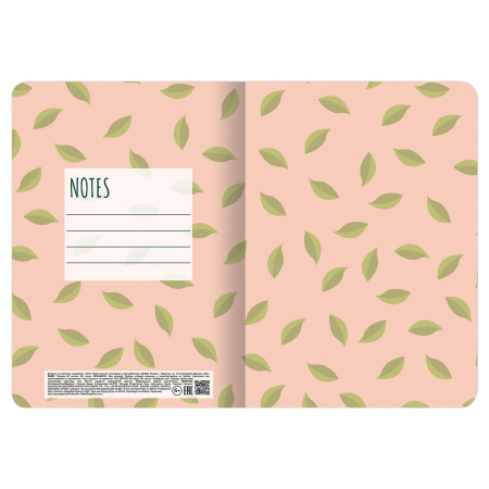 Тетради 60 л. в линию обложка SoftTouch, НАБОР 2 шт., бежевая бумага 70 г/м2, сшивка, B5 (179х250 мм), КОНТРАСТ, BRAUBERG, 403826 - Тетради более 60 листов