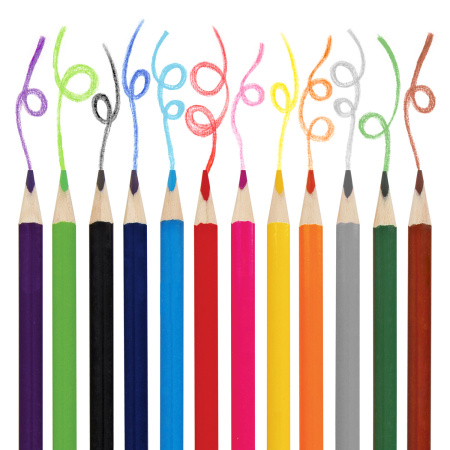 Карандаши цветные СУПЕРМЯГКИЕ ЮНЛАНДИЯ "ТРОПИКИ", 12 цветов, трехгранные, с РАСКРАСКОЙ, 181647 - Карандаши цветные