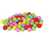 Бусины для творчества "Шарики", 10 мм, 30 грамм, 5 цветов, ОСТРОВ СОКРОВИЩ, 661257 - Бусины для творчества