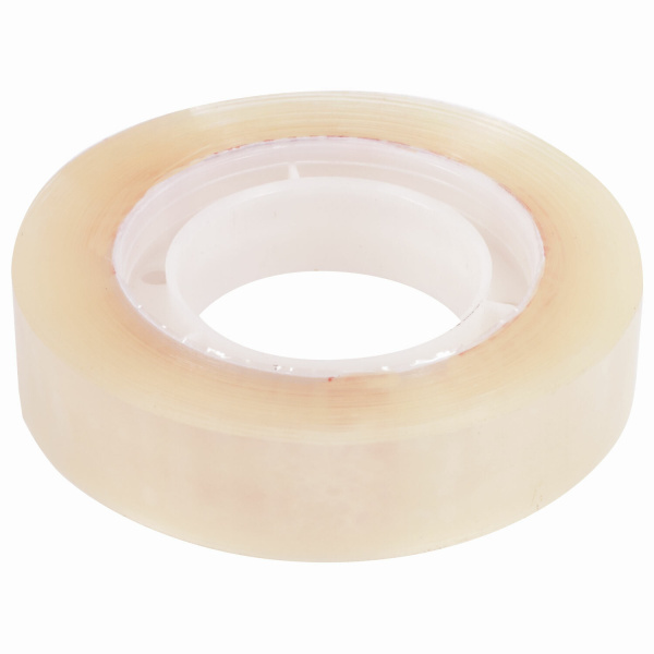 Клейкие ленты 12 мм х 33 м канцелярские ОФИСМАГ, комплект 4 шт., прозрачные, гарантированная длина, 223126 - Клейкие ленты канцелярские