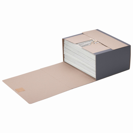 Папка архивная А4 "Форма 21", 150 мм, переплетный картон/бумвинил, завязки, до 1500 л., STAFF, 112169 - Папки картонные с завязками