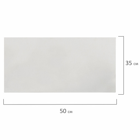 Холст на картоне (МДФ), 20х40 см, грунтованный, хлопок, мелкое зерно, BRAUBERG ART CLASSIC, 191671 - Холсты