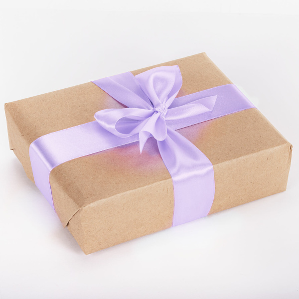 Лента атласная ширина 38 мм, длина 23 м, сиреневая, BRAUBERG, 591517 - Ленты для декора, рукоделия и упаковки подарков