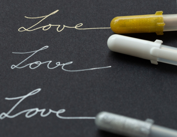 Набор гелевых ручек "Basic" (белая, черная, прозрачная) GELLY ROLL Sakura, 3 цвета - Гелевые ручки