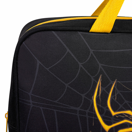 Папка на молнии с ручками BRAUBERG А4, 1 отделение, полиэстер, 80 мм, "Venomous spider", 271485 - Папки-сумки с ручками