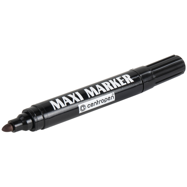 Маркер перманентный универсальный ЧЕРНЫЙ CENTROPEN "Maxi Marker", 2-4 мм, 8936, 5 8936 0112 - Маркеры промышленные и прочие специальные