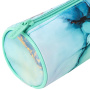 Пенал-тубус BRAUBERG, с эффектом Soft Touch, мягкий, "Mint marble", 22х8 см, 271568 - Пеналы мягкие