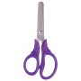 Ножницы BRAUBERG "FRUITY", 130 мм, ассорти, эргономичные ручки, закругленные лезвия, 236980 - Ножницы универсальные