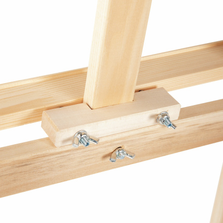 Мольберт напольный из липы "Лира", 67х162х48 см, высота холста до 100 см, BRAUBERG ART DEBUT, 192337 - Мольберты