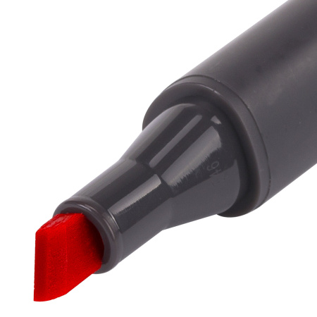 Маркер для скетчинга двусторонний 1 мм - 6 мм BRAUBERG ART CLASSIC, КРАСНЫЙ ФЛУОРЕСЦЕНТНЫЙ (F02), 151775 - Скетчмаркеры поштучно