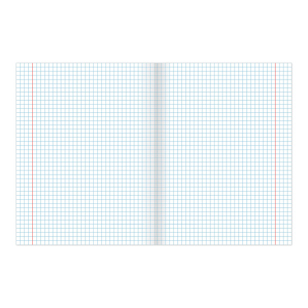 Тетрадь А5, 48 л., BRAUBERG скоба, клетка, обложка картон, АВТО, 401282 - Тетради 40-48 листов