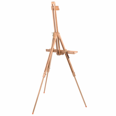 Мольберт полевой - тренога, бук, с полкой, высота 132-192 см, высота холста 112 см, BRAUBERG ART, 192262 - Мольберты