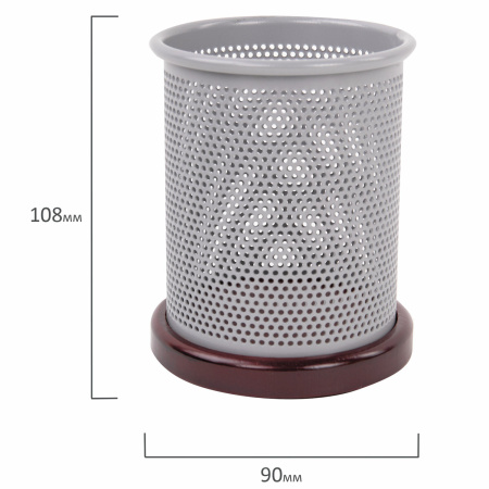 Набор настольный GALANT "Wood&Metal", 6 предметов, красное дерево и никелированный металл, 230876 - Настольные наборы и аксессуары из дерева