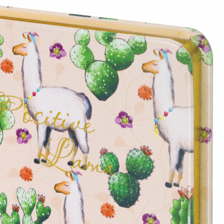 Блокнот МАЛЫЙ ФОРМАТ (100х150 мм) А6, BRAUBERG VISTA "Positive lama", под кожу, твердый, срез фольга, 80 л., 112098 - Бизнес-блокноты и бизнес-тетради