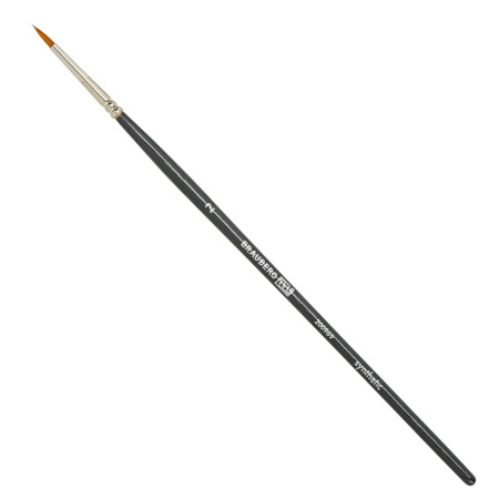 Кисти художественные набор 12 шт., в черной скрутке, синтетика, BRAUBERG ART CLASSIC, № 0-14, 200969 - Кисти художественные в наборах