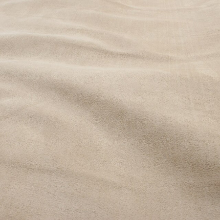 Односторонняя (искусственная) замша на атласной основе цвет бежевый, размер 33*75 см (Китай)