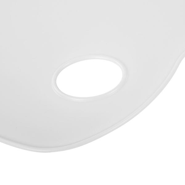 Палитра художественная пластиковая овальная 28х21 см, 9 ячеек, BRAUBERG ART DEBUT, 192229 - Инструменты для художественно-живописных работ