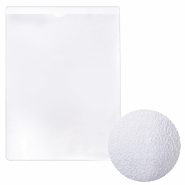 Карманы самоклеящиеся на любую поверхность ФОРМАТ А4 223х303 мм, КОМПЛЕКТ 5 шт., STAFF, 270570 - Карманы самоклеящиеся для папок