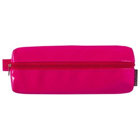 Пенал-косметичка BRAUBERG, под искусственную кожу, ассорти 5 цветов, "Блеск", 20х6х4 см, дисплей, 223896 - Пеналы мягкие