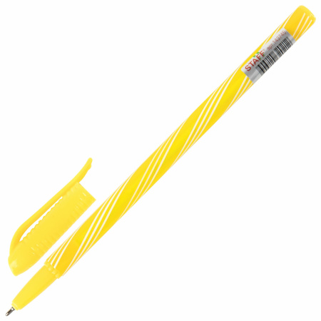 Ручка шариковая STAFF "College BP-12", СИНЯЯ, корпус ассорти, узел 0,7 мм, линия письма 0,35 мм, 143745 - Ручки шариковые неавтоматические