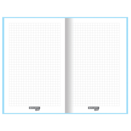 Блокнот А5 (134х206 мм), 80 л., твёрдый, клетка, выборочный лак, BRAUBERG KIDS, "Единорожки", 114426 - Блокноты детские