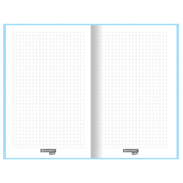 Блокнот А5 (134х206 мм), 80 л., твёрдый, клетка, выборочный лак, BRAUBERG KIDS, "Единорожки", 114426 - Блокноты детские