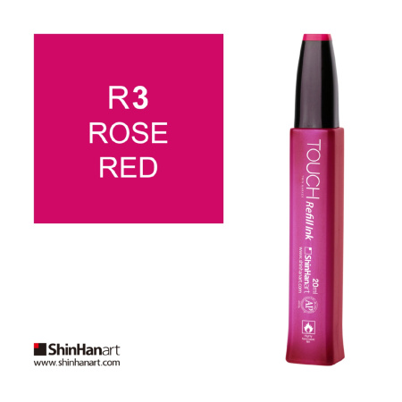Чернила спиртовые ShinHan TOUCH для маркеров 20мл R3 Красная роза