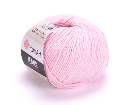 Пряжа YarnArt Jeans №74 (пудра)