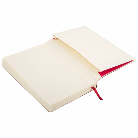 Ежедневник недатированный А5 138х213 мм BRAUBERG "Metropolis Ultra", под кожу, 160 л., красный, 113287 - Ежедневники с покрытием "под кожу и ткань"