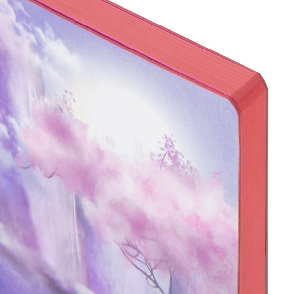 Ежедневник недатированный А5 (138х213 мм), BRAUBERG VISTA, под кожу, гибкий, 136 л., "Paradise", 112017 - Ежедневники с покрытием "под кожу и ткань"