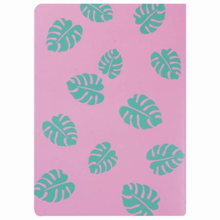 Блокнот МАЛЫЙ ФОРМАТ (103х148 мм) А6, 32 л., сшивка, декор, клетка, ЮНЛАНДИЯ, Фламинго, 662706 - Блокноты детские