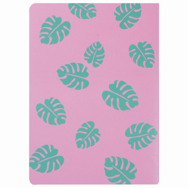 Блокнот МАЛЫЙ ФОРМАТ (103х148 мм) А6, 32 л., сшивка, декор, клетка, ЮНЛАНДИЯ, Фламинго, 662706 - Блокноты детские