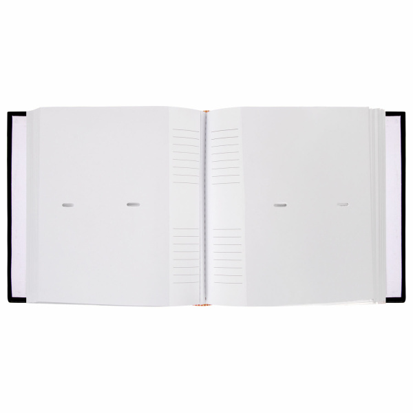 Фотоальбом BRAUBERG "Autumn" на 200 фото 10х15 см, под кожу, бумажные страницы, бокс, черный, 391191 - Фотоальбомы