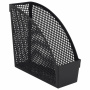 Лоток вертикальный для бумаг STAFF "Profit", 270х100х250 мм, сетчатый, полипропилен, черный, 237253 - Лотки вертикальные (стойки-уголки)
