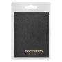 Обложка для автодокументов STAFF "Profit", экокожа, "DOCUMENTS", черная, 237181 - Обложки для автодокументов и бумажники водителя