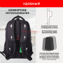 Рюкзак GERMANIUM UPGRADE универсальный, 2 отделения, отделение для ноутбука, USB-порт, UP-4, черный, 47х31х19 см, 271668 - Рюкзаки с отделением для ноутбука