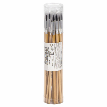 Кисть BRAUBERG, белка, круглая, №3, 200180 - Кисти для рисования