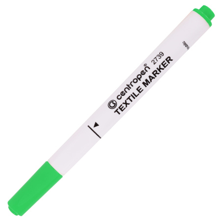 Маркеры для ткани 10 ЦВЕТОВ CENTROPEN "Textile Marker", круглый наконечник, 1,8 мм, 2739/10, 5 2739 1001 - Маркеры для хобби
