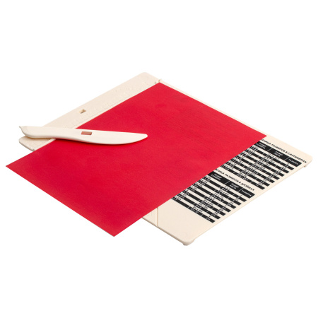 Доска для биговки МАЛАЯ 16х21,5 см и дырокол угла, НАБОР, ОСТРОВ СОКРОВИЩ, 662780 - Доски для биговки, создания конвертов и открыток