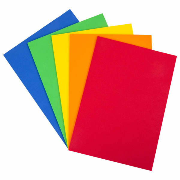Пористая резина/фоамиран А4, 2 мм ЮНЛАНДИЯ 5 листов, 5 цветов, яркие цвета, 662053 - Цветная пористая резина и пластик Пористая резина/фоамиран А4, 2 мм ЮНЛАНДИЯ 5 листов, 5 цветов, яркие цвета, 662053 - Цветная пористая резина и пластик