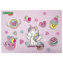 Настольное покрытие BRAUBERG KIDS, А3+, пластик, 46x33 см, "Unicorn dreams", 271730 - Коврики настольные детские