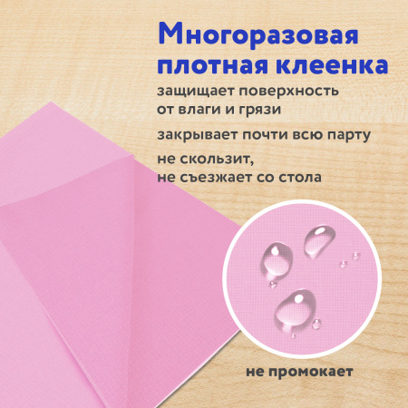 Набор для уроков труда ЮНЛАНДИЯ, клеенка ПВХ, фартук с нарукавниками, "Neon unicorn", 270197 - Аксессуары для рисования